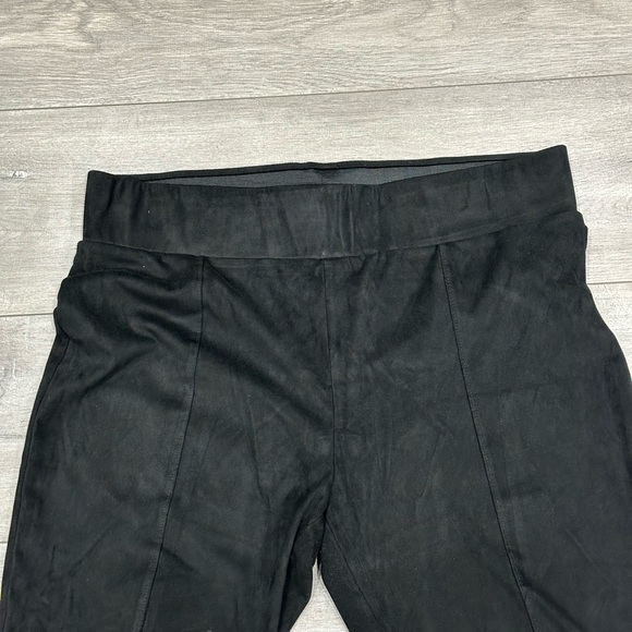 Seven7 XL Approx 16 18 Pants Active Straight Leggings Black Lightweight Stretch - Picture 5 of 10